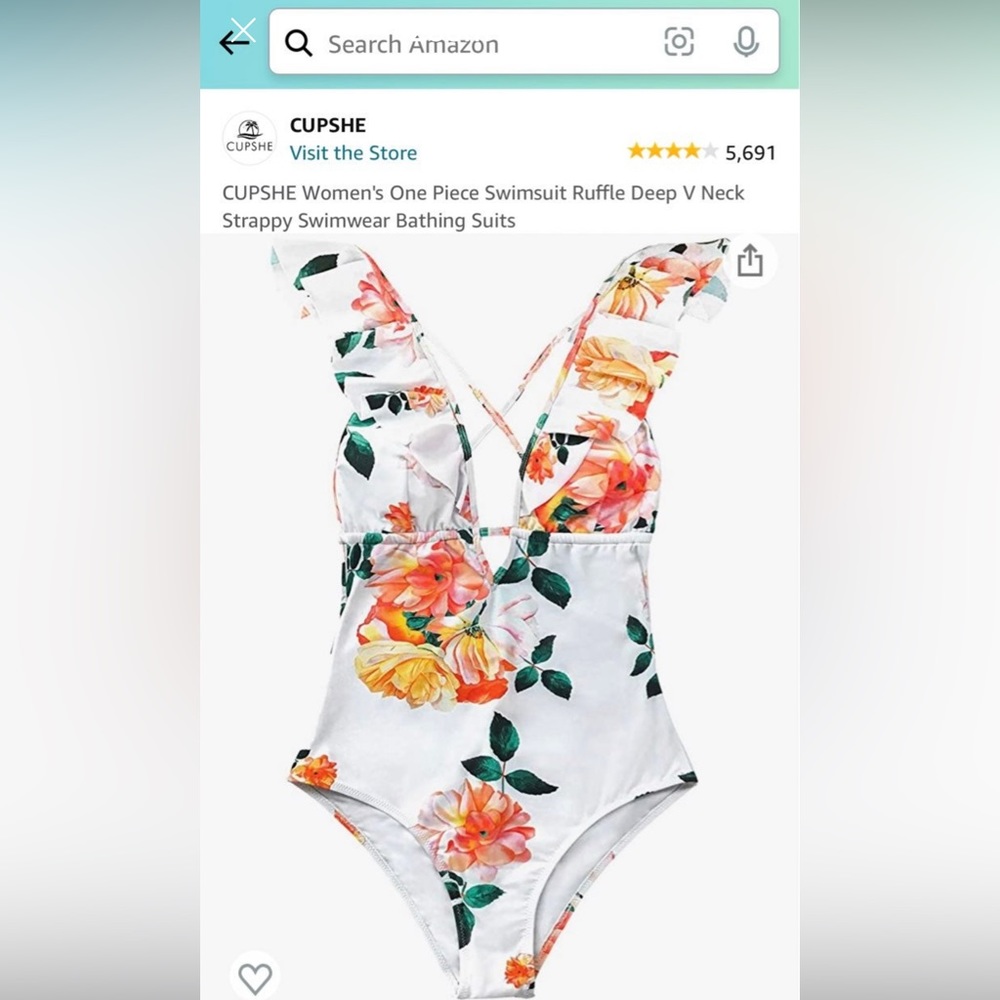 Brand new cupshe bikini one piece